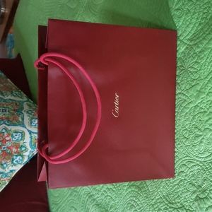 Authentic Cartier medium shopping bag